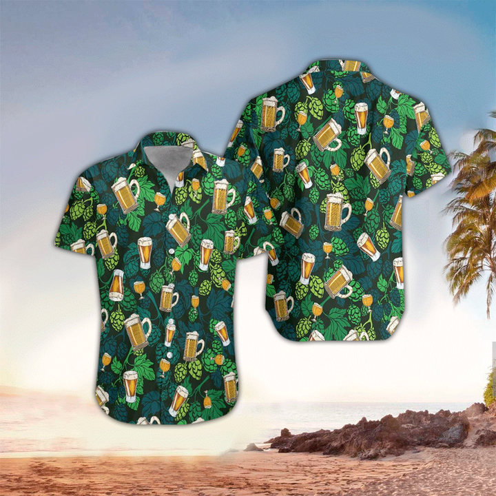 Beer Hawaiian Shirt, Perfect Gift Ideas For Beer Lover Cornbee