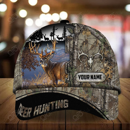 Cornbee Premium Deer Hunting Cap 2 Personalized Hats 3D Multicolored