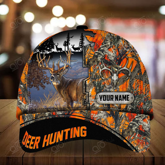 Cornbee Premium Deer Hunting Cap 2 Personalized Hats 3D Multicolored