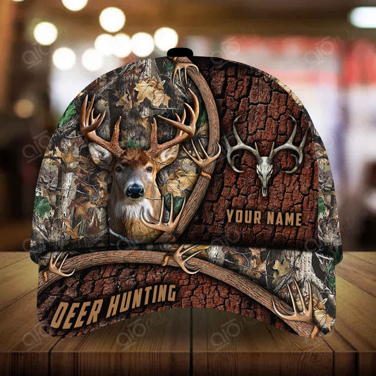 Cornbee Epic Ikutao Art Deer Hunting Personalized Hats 3D Multicolored