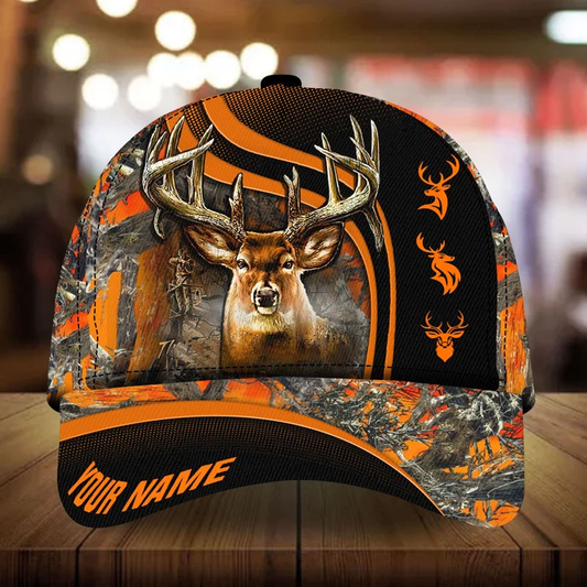 Cornbee Deer Hunting Multicolor Pattern Personalized Cap