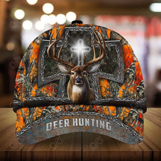 Cornbee Cross Deer Hunting 2 Hats 3D Multicolored