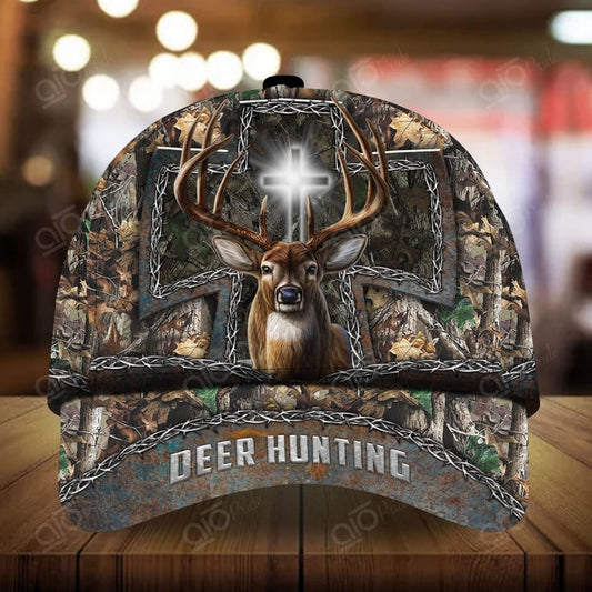 Cornbee Cross Deer Hunting 2 Hats 3D Multicolored