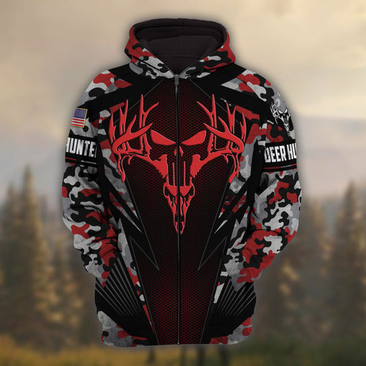 Cornbee Personalized Name The Best Deer Hunting Hoodie & Zip Hoodie Camo Style 3D Multicolor