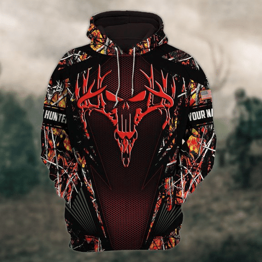 Cornbee Personalized Name Premium Hunting Hoodie & Zip Hoodie 3D