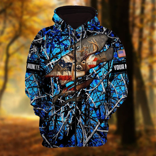 Cornbee Personalized Name Premium Hunting Hoodie 3D
