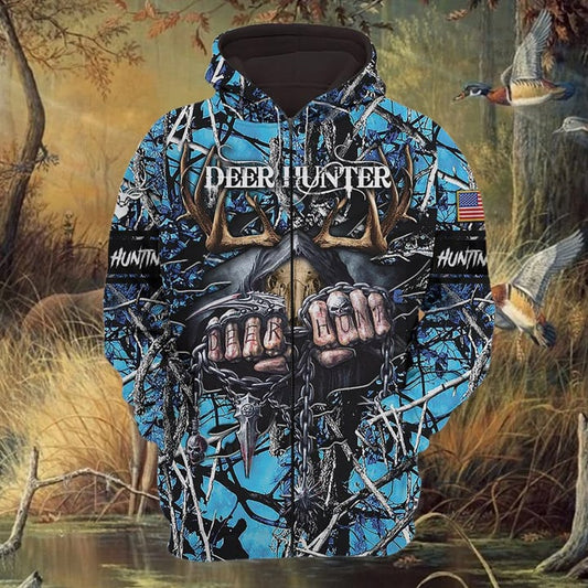 Cornbee Personalized Name The Special Deer Hunting Hoodie