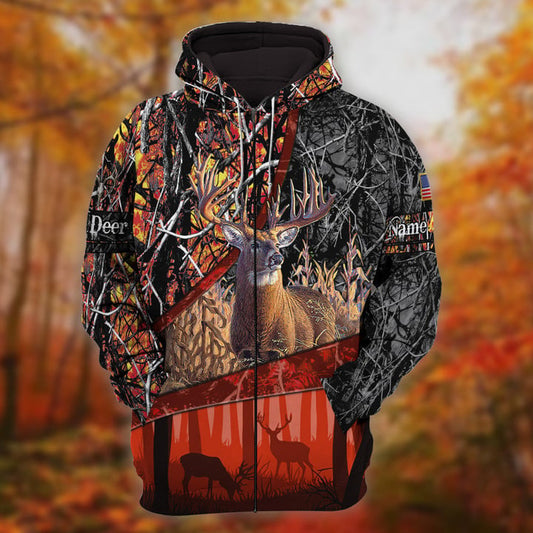 Cornbee Personalized Name The Premium Hunting 3D Hoodie & Zip Hoodie