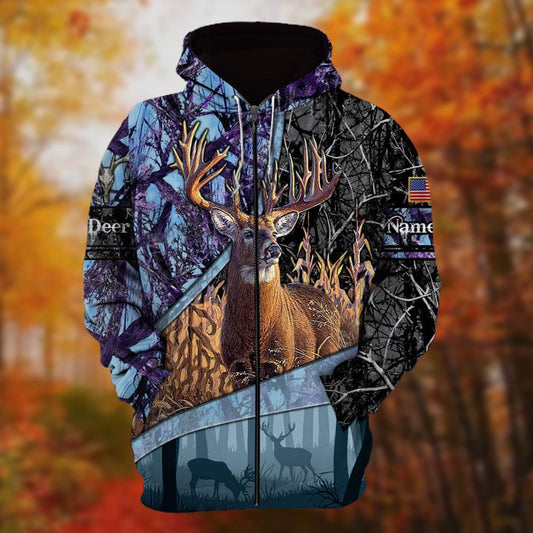 Cornbee Personalized Name The Premium Hunting 3D Hoodie & Zip Hoodie