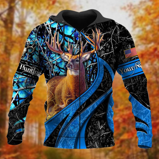 Cornbee Personalized Name The Premium Deer Hunting 3D Hoodie & Zip Hoodie