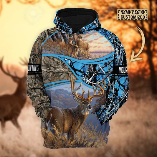 Cornbee Personalized The Premium Deer Hunting Hoodie & Zip Hoodie 3D Multicolor
