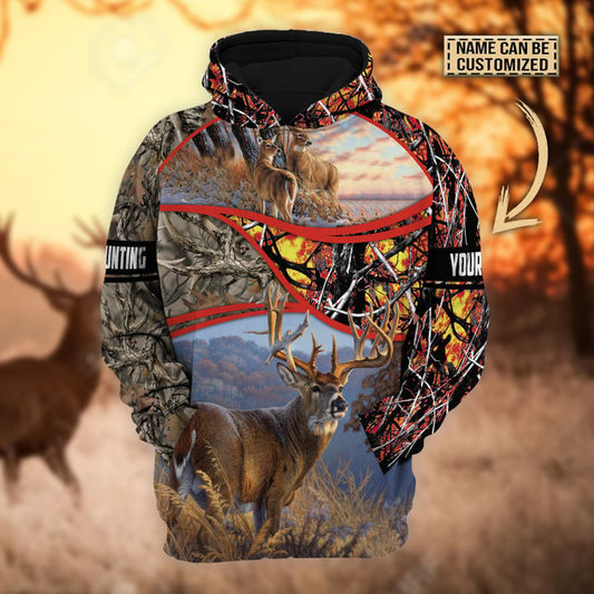 Cornbee Personalized The Premium Deer Hunting Hoodie & Zip Hoodie 3D Multicolor