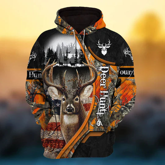 Cornbee Custom Name Premium Ultra Deer Hunting Hoodies 3D HM