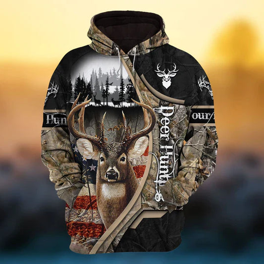 Cornbee Custom Name Premium Ultra Deer Hunting Hoodies 3D HM