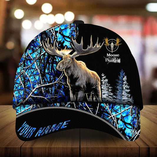 Cornbee Loralle Moose Hunting Personalized Cap