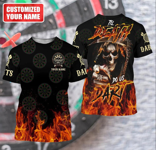 Cornbee Dart Personalized 3D All Over Printed Fire Reaper Darts Shirt