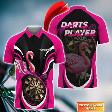 Cornbee Dart Personalized Name Flamingo 3D Shirt