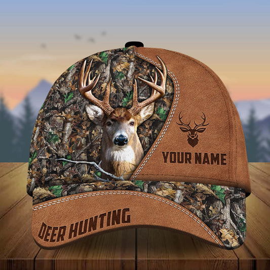 Cornbee Deer Hunting Personalized Multicolor Hat 3D