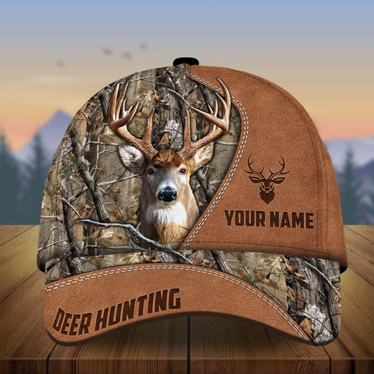 Cornbee Deer Hunting Personalized Multicolor Hat 3D