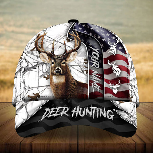 Cornbee Unique Loralle US Deer Hunting Personalized Hats 3D