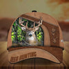 Cornbee Premium Brown Printed Deer Hunting Personalized 3D Hat