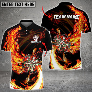 Cornbee Breath Of Fire Darts Multicolor Option Personalized Name 3D Shirt