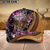 Cornbee Cross America Hunting Deer Leather Pattern 2 Personalized Hats 3D Multicolored