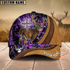 Cornbee Cross America Hunting Deer Leather Pattern 2 Personalized Hats 3D Multicolored