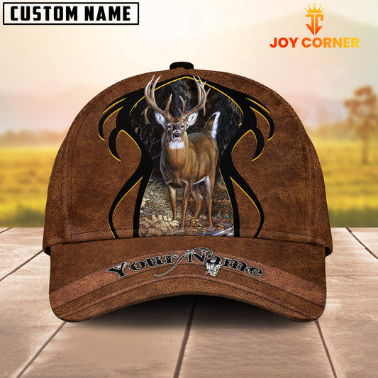 Cornbee Hunting ( More Animal Option ) Leather Pattern Classic Personalized Cap