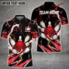 Cornbee Bowling And Pins Breath Of Thunder Multicolor Option Customized Name 3D Shirt