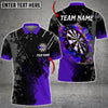 Cornbee Paint Style Darts Multicolor Option Personalized Name 3D Shirt