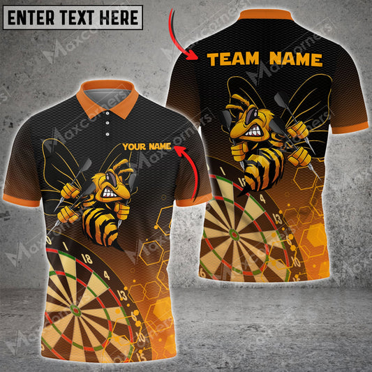 Cornbee Bee Darts Board Personalized Name, Team Name 3D Shirt