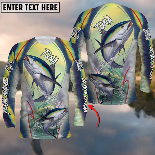 Cornbee Fishing Tuna Skin R Customize Name 3D Shirts