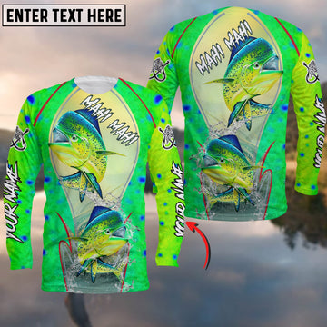 Cornbee Fishing Mahi Mahi Skin R Customize Name 3D Shirts