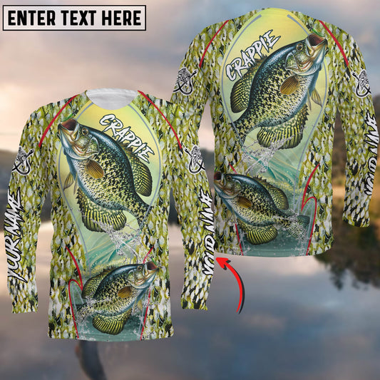 Cornbee Fishing Crappie Skin R Customize Name 3D Shirts