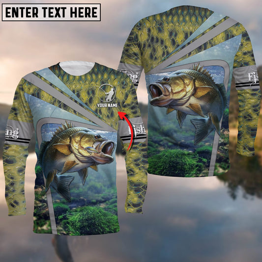 Cornbee Bass Fishing Cool Customize Name 3D Shirts