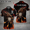 Cornbee Fire Dragon Darts Multicolor Option Personalized Name 3D Shirt