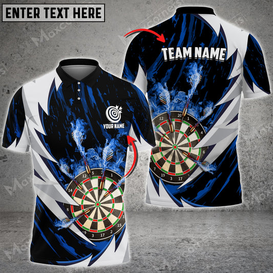 Cornbee Fire Thunderstorm Darts For Team Design Multicolor Option Personalized Name 3D Shirt