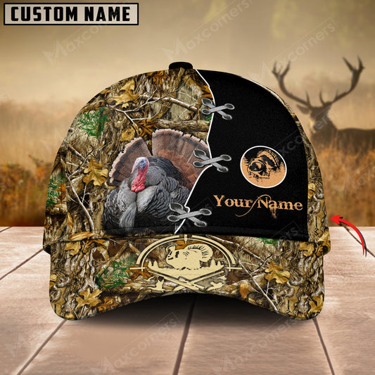 Cornbee  Hunting Turkey Camo Pattern Personalized 3D Hats