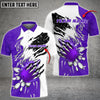 Cornbee Bowling And Pins Plame Monster Hand Premium Multicolor Option Personalized Name 3D Shirt