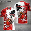 Cornbee Bowling And Pins Plame Monster Hand Premium Multicolor Option Personalized Name 3D Shirt