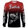 Cornbee Redfish Puppy Drum Fishing Custom Name Shirts