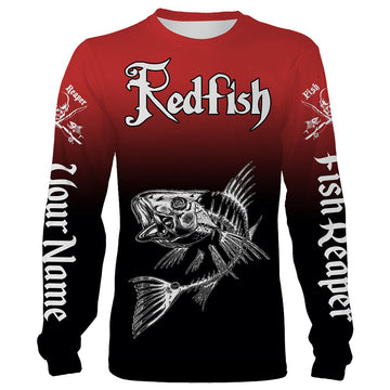 Cornbee Redfish Puppy Drum Fishing Custom Name Shirts