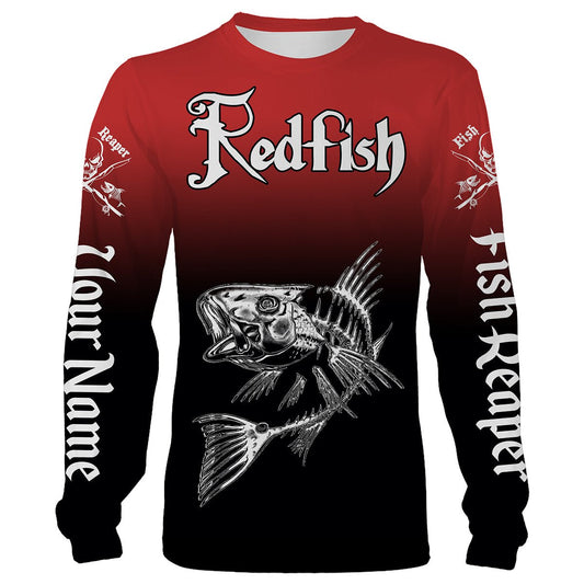 Cornbee Redfish Puppy Drum Fishing Custom Name Shirts