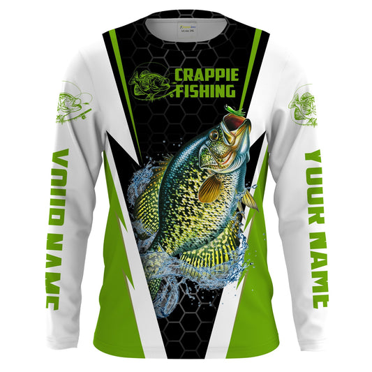 Cornbee Crappie Fishing Jerseys Crappie Custom Name 3D Shirts