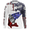 Cornbee Customize Name American Flag Walleye 3D Shirts