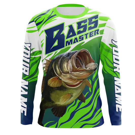 Cornbee Personalized Bass Master Fishing Jerseys Largemouth Bass 3D Shirts