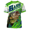 Cornbee Personalized Bass Master Fishing Jerseys Largemouth Bass 3D Shirts