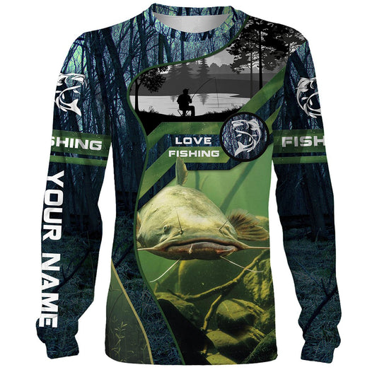 Cornbee Personalized Fishing 3D Shirt Flathead Catfish