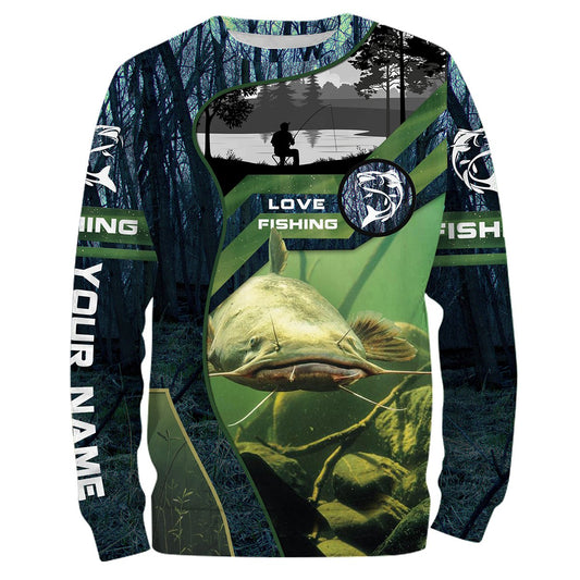 Cornbee Personalized Fishing 3D Shirt Flathead Catfish